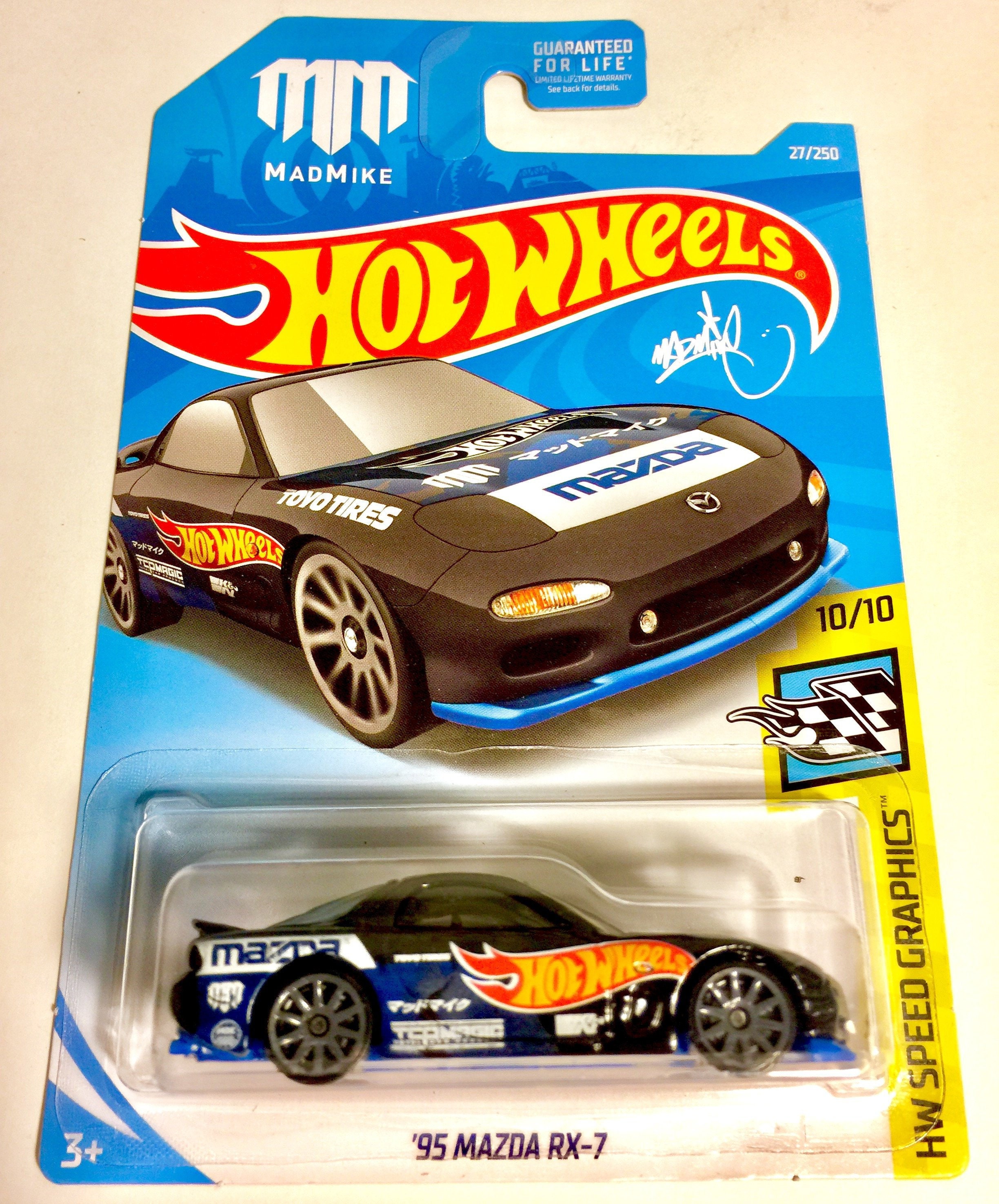 Hot Wheels '95 Mazda RX-7 MadMike Mad 