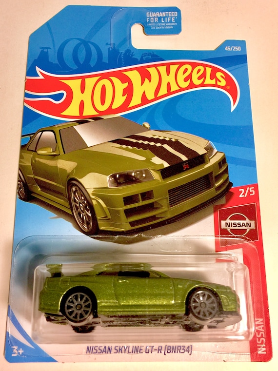 hot wheels nissan skyline gtr bnr34