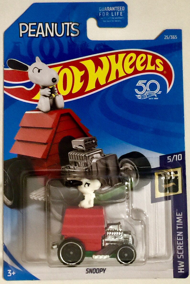 Details about   Hot Wheels Peanuts Snoopy 2017 New 25/365 