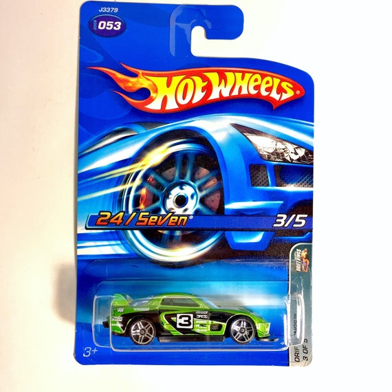 hot wheels mazda rx7 green