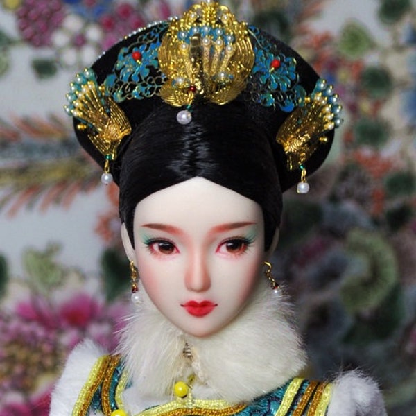 Chinese Doll's Headwear/Art/Decoration/Guarantee authentic