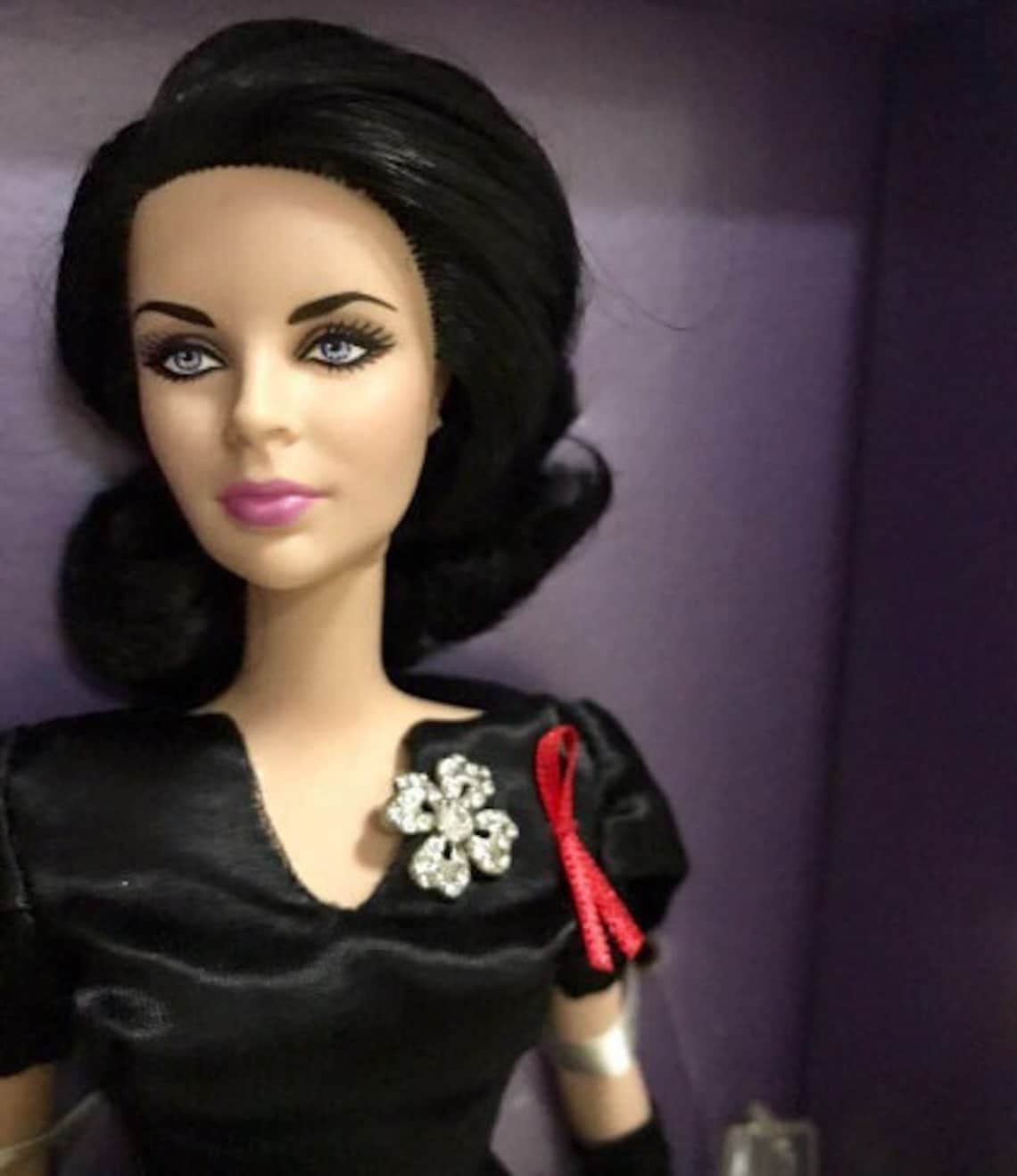 Vintage Barbie Doll /Elizabeth Taylor / Art /Decoration / | Etsy