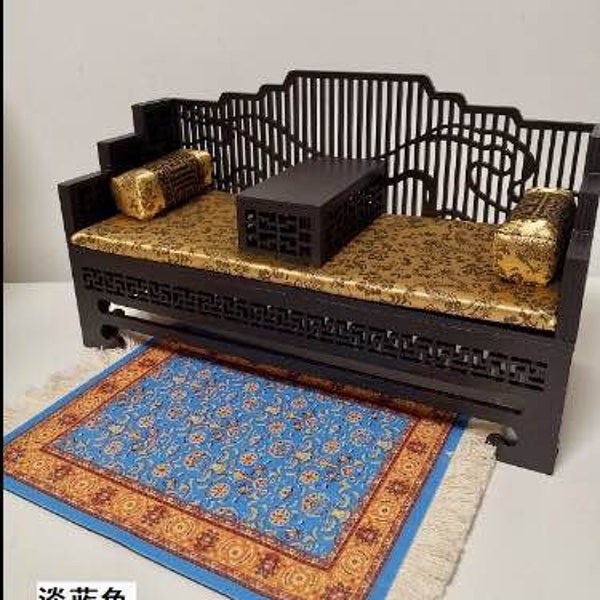 Tapis chinois uniquement pour maison de poupée à l’échelle 1/6, salle de poupée l / Art / Décoration / Garantie authentique