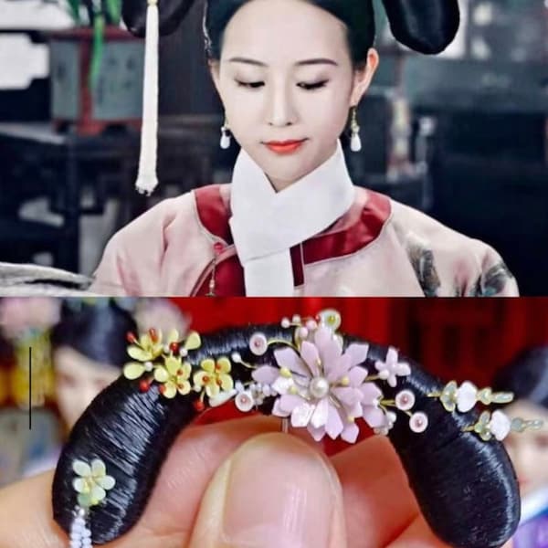 Chinese Customized Headwear Only of Qing Dynasty for 1/6 Scale Doll / Art / Decoration / Guarantee authentic