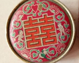 Chinese Vintage Powder Box/Art/Decoration/Guarantee old/Guarantee authentic