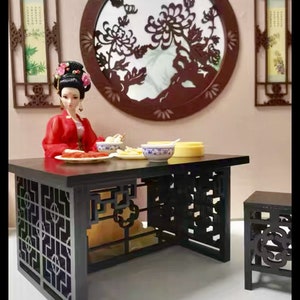 Chinese Furniture for 1/6 Scale  Doll Only / Art / Decoration / Guarantee authentic