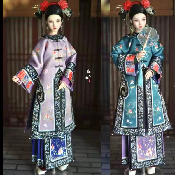 Chinese Qing Qing Dynasty Clothing for 1/6 Scale Doll (30 cm) / ob24,27, Blythe, Barbie  / Art / Decoration / Guarantee authentic