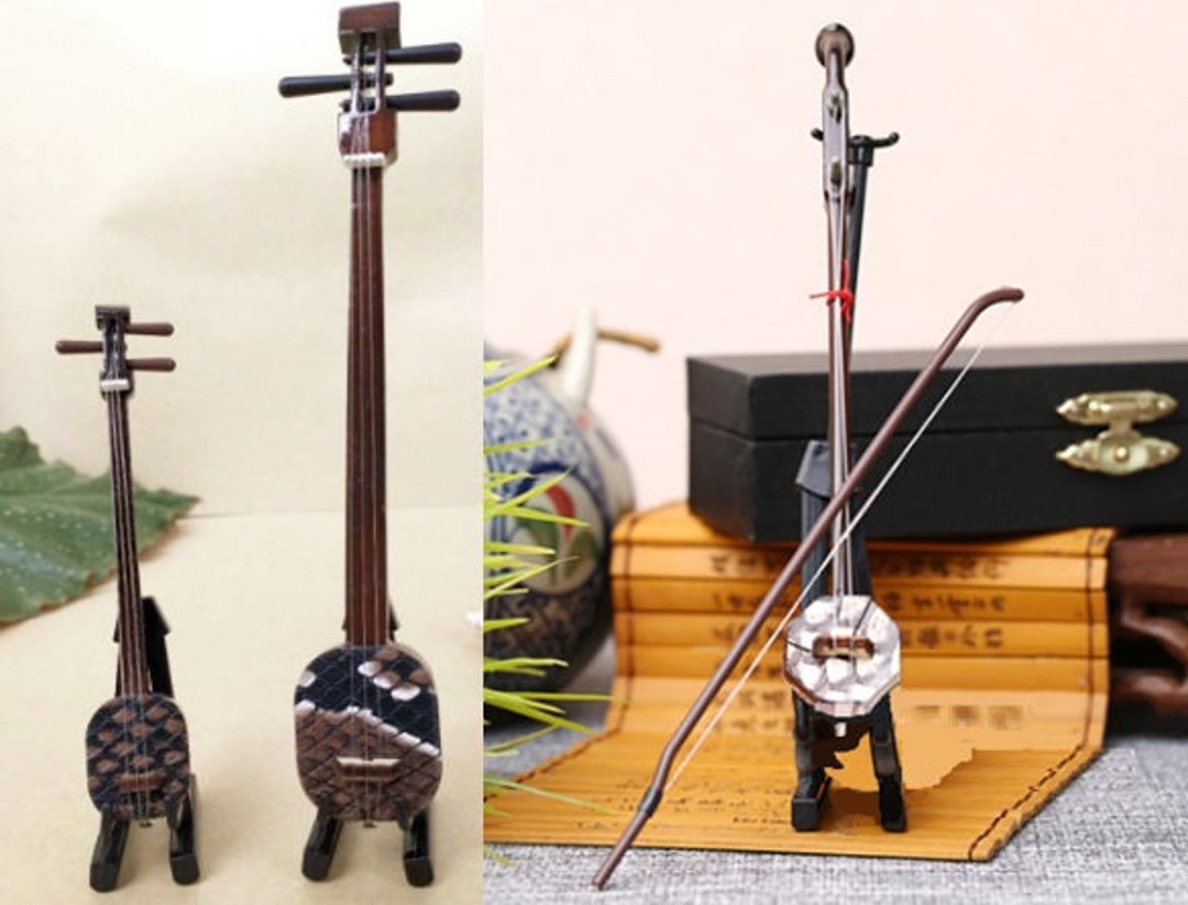Chinese Instruments Sanxian,erhu Fiddle, Morin Khuur Only for 1/6, 1/8