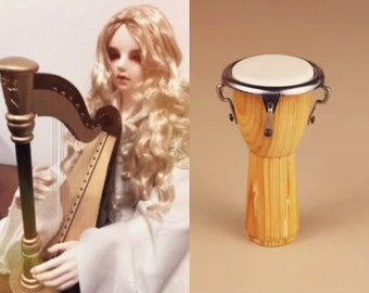 Western Musikinstrumente Harfe nur für 1/6, 1/8, 1/12 Skala, Barbie, Blythe, Kurhn Puppe / Kunst / Dekoration / Garantie authentisch