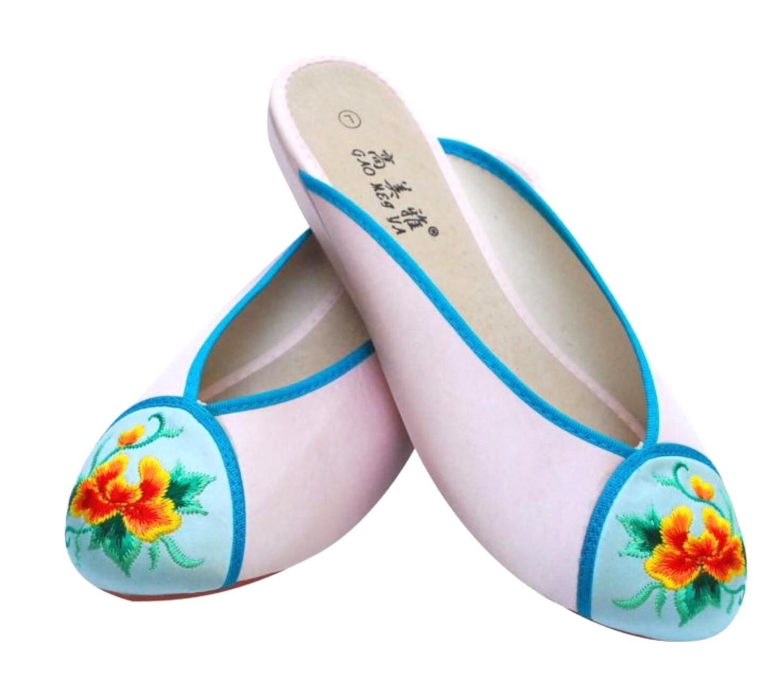 Chinese Silk Embroidered Slippers / Art / Decoration / - Etsy