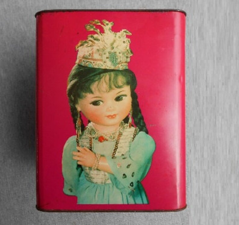 Chinese Vintage Biscuit TinArtDecorationGuarantee oldGuarantee authentic
