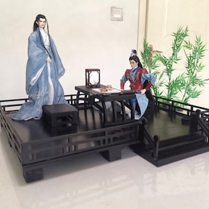 Chinese Doll Furniture Platform for 1/6 Scale Doll, Study Room Only / Art / Decoration / Guarantee authentic