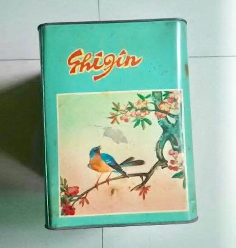 Chinese Vintage Biscuit TinArtDecorationGuarantee oldGuarantee authentic