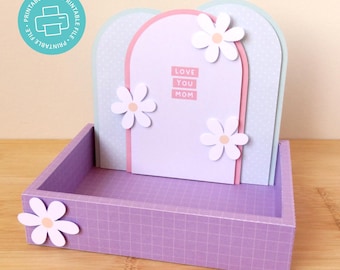 DIY Printable Mothers Day Tray | Mom gift template | Digital File | Silhouette, Cricut and PDF File