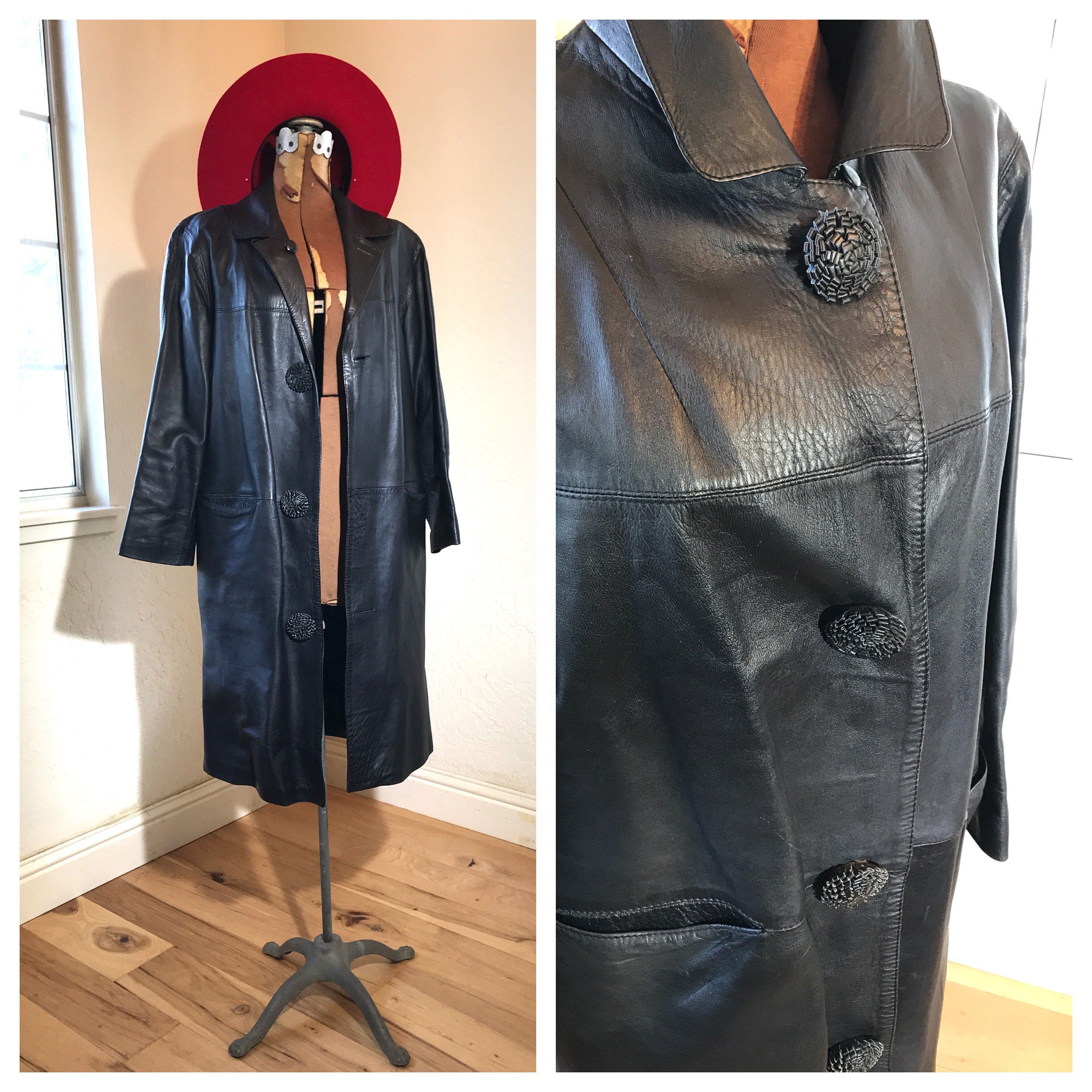 1950s leather coat - Etsy 日本 1950s leather coat - Etsy 日本