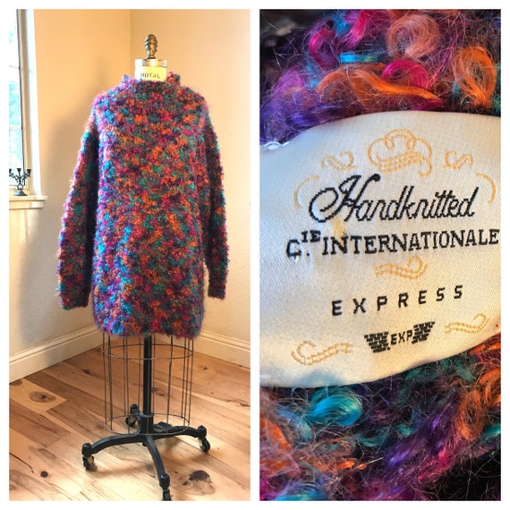 1990's Long Bright EXPRESS Sweater | SUPER soft Mo