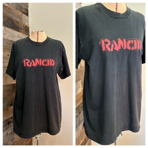 1900&#39;s Rancid Band Tee | Punk Rock Shirt | Tim Armstrong | Fits XL