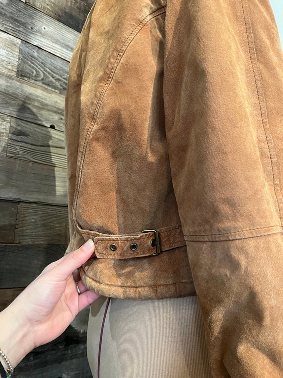 Vintage 1990s Faux Fur & Suede