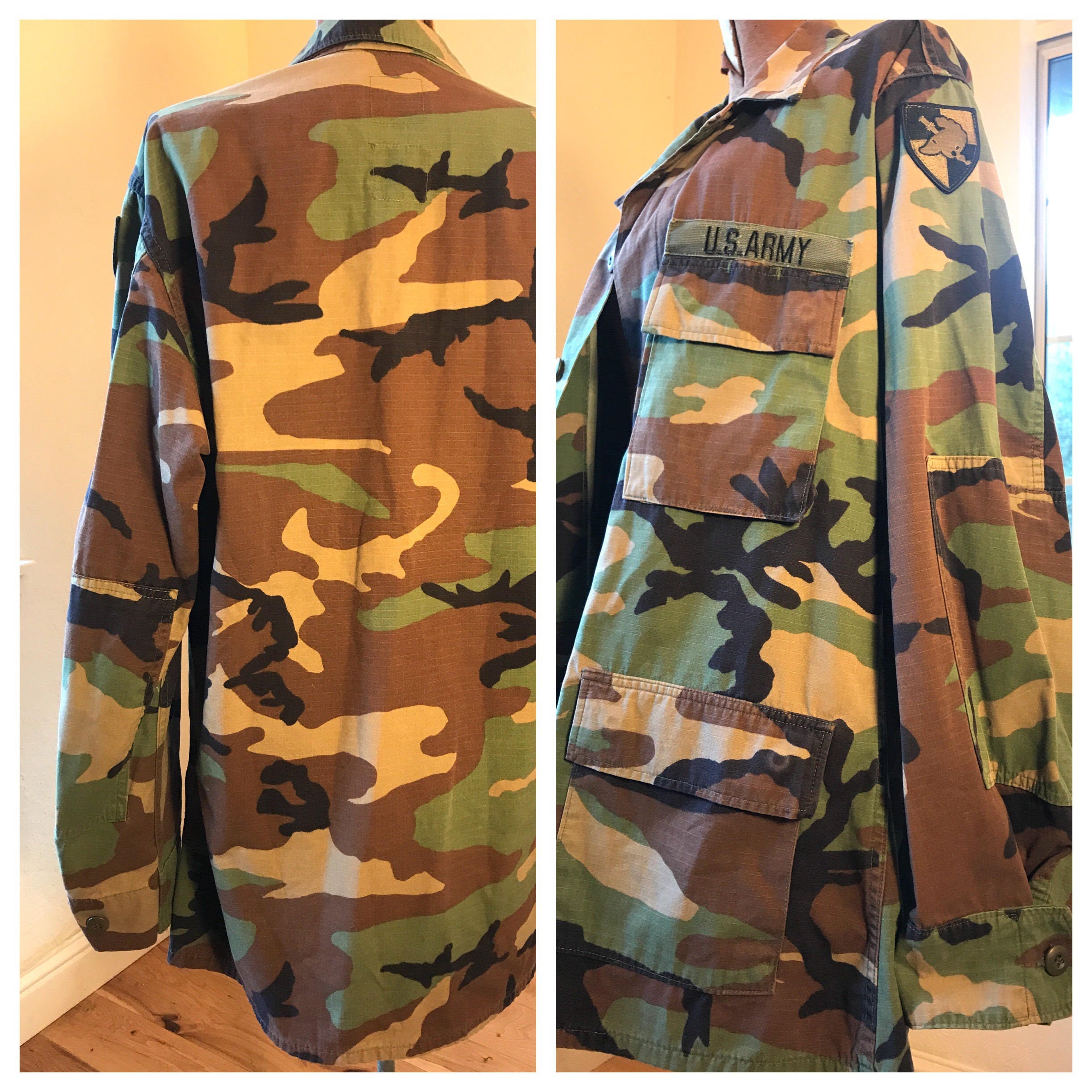 Vintage Camouflage US Army Coat Kirkpatrick Army Green | Etsy