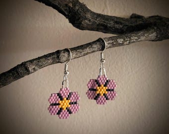 Earrings - Buzzy bees and Pretty Flowers