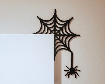 SPIDER WEB door accent | web decor - spider decor - halloween decor - spider webs - spooky decor - spooky season - halloween season