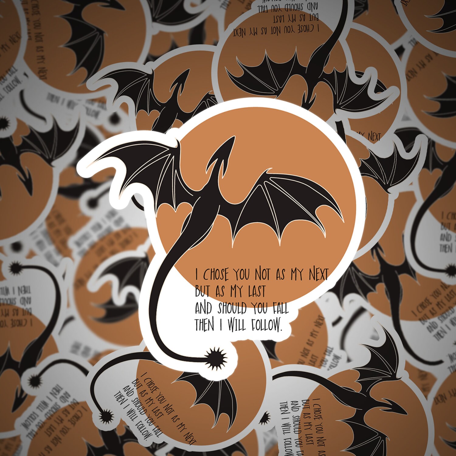 I CHOOSE YOU accessories | officially licensed - fourth wing - dragons - iron flame - tairn - not as my next but as my last should you fall