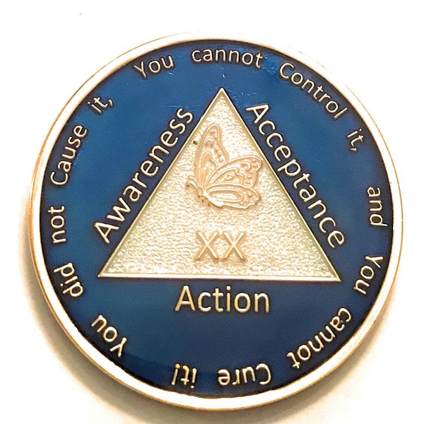 AL-Anon Blue Anniversary Medallion