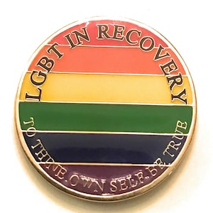 LGBT - AA, NA, Al-Anon Recovery Medallion, Chip, Token, Coin