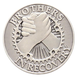 Brothers In Recovery AA, NA, Survivors Medallion, Chip, Token, Coin