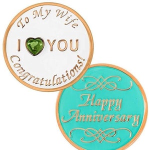 To My Wife Medallion, Chip, Token, Coin