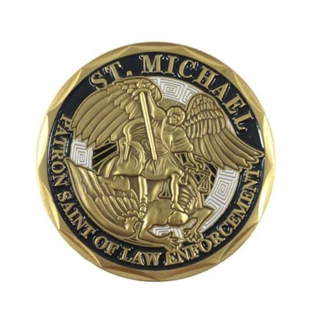 The Patron Saint of Law Enforcement Officers, Saint Michael Large 42mm