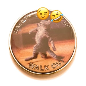 Walk in Walk Out Cat Medallion