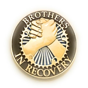 Brothers In Recovery AA, NA, Al-Anon Medallion, Chip, Coin , Token
