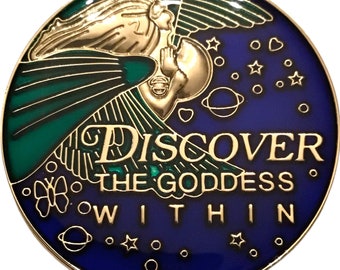 Discover The Goddess Within AA, NA, Al-Anon , Medallion, Chip, Token, Coin
