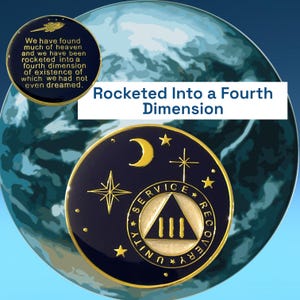 The Rocket Chip, AA, Anonieme Alcoholisten, Medaillon, Token, Munt
