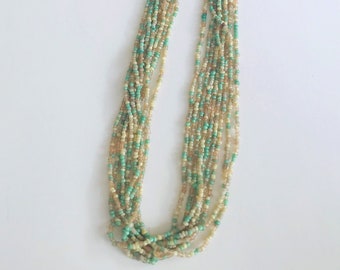 Vintage Seed Bead Necklace