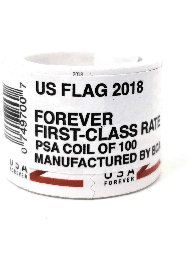 USPS Forever Flag Stamps Roll of 100 Stamp Design May Vary