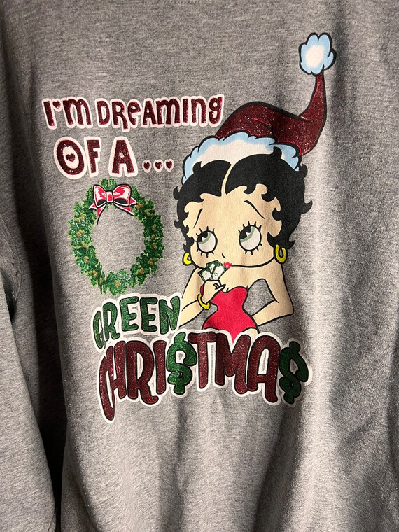 Betty boop Christmas sweatshirt