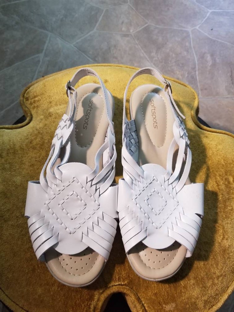 white mexican sandals