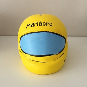 Helm - Handgefertigte bemalte Keramikhelme, niedliche Sparschweine und Geldkassetten, einzigartige Geschenke für Kinder, lustige Keramikspielzeuge