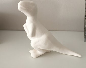 Paint Your Own Dinosaur Figurine, DIY Ceramic Dino Craft Kit, Ready to Paint Bisque, Kids Art Activity, Birthday Gift for Kids