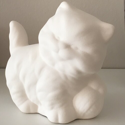 Ceramic Cat Ready to Paint Ceramic Bisque Housewarming Etsy