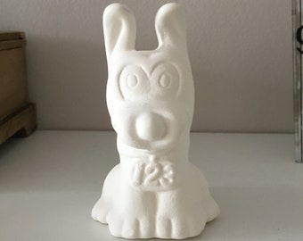 Keramik Hund Miniatur, Fertig zum Bemalen, Keramik Bisque, Hund zum Malen, kleine Figuren, bemalbare Keramik, Geschenk für Kinder, Geburtstagsgeschenk, Spielzeug