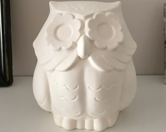 Paint Your Own Owl Figurine | DIY Ceramic Owl Craft | Ready to Paint Bisque | Kids & Adult Art Project | Birthday Gift Art Kit