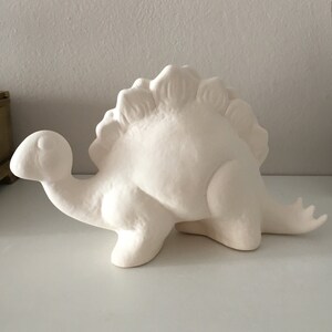 Birthday Gift - Ready to Paint Ceramic Dinosaur Bisque Kit, Fun DIY Art Project for Kids, Unique Creative Party Favor