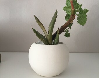 Jardinière en céramique en biscuit prête à peindre Cactus Jardinière aérienne en poterie Décoration de jardin Petits pots Plantes succulentes Cadeaux Art fait main