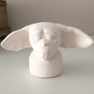 Miniatura Diabła, Ceramiczna Figurka Diabła, Mały Diabeł, Ceramiczny Demon, Figurka Szatana, Prezent na Halloween, Dekoracja na Halloween, Diabeł na Halloween, Zabawka artystyczna