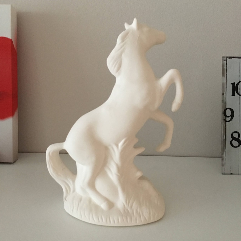 Ceramic Horse Sculpture Ready to Paint Handmade Ceramic Etsy
