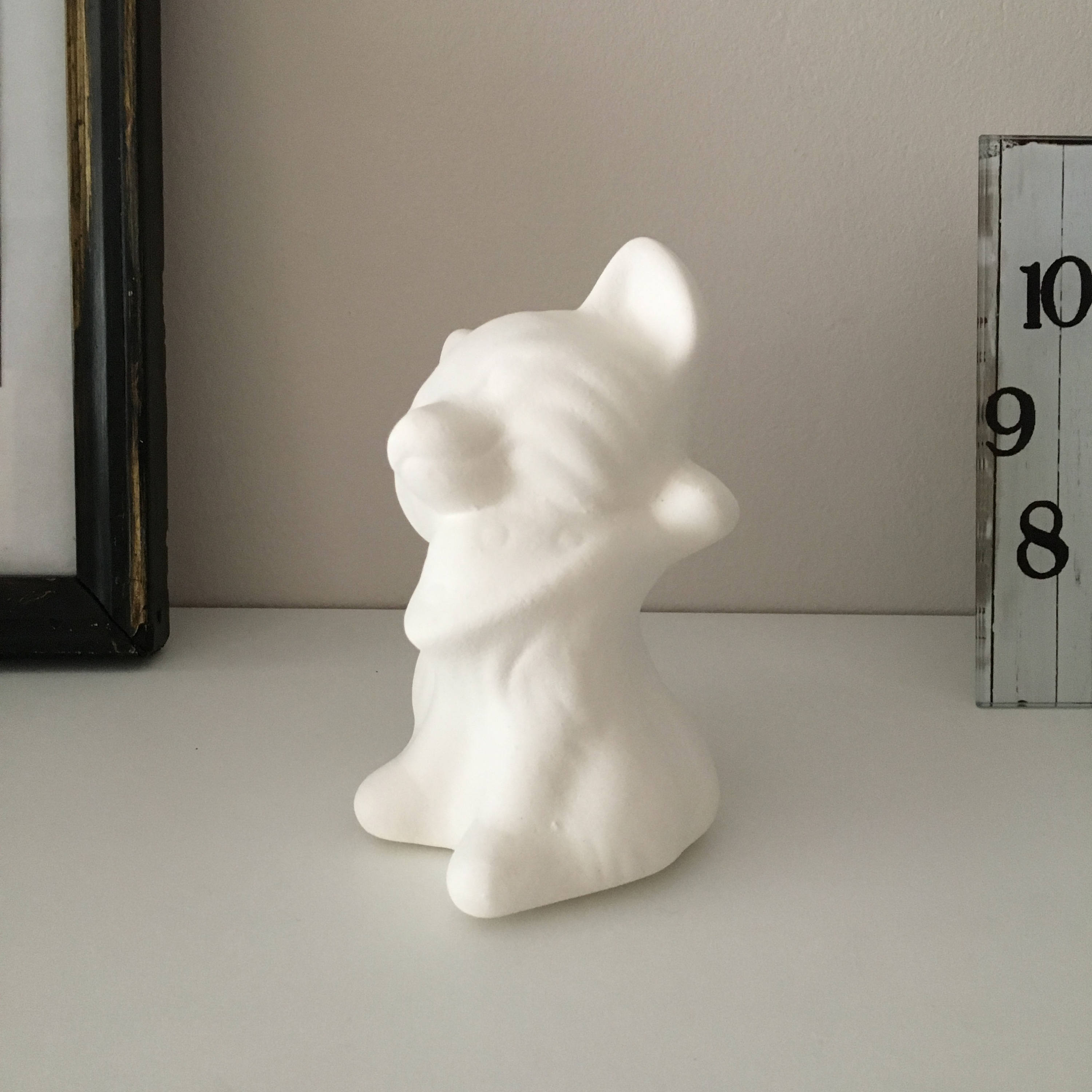 Ceramic Cat Ready to Paint White Cat Ceramic Bisque Cat Etsy