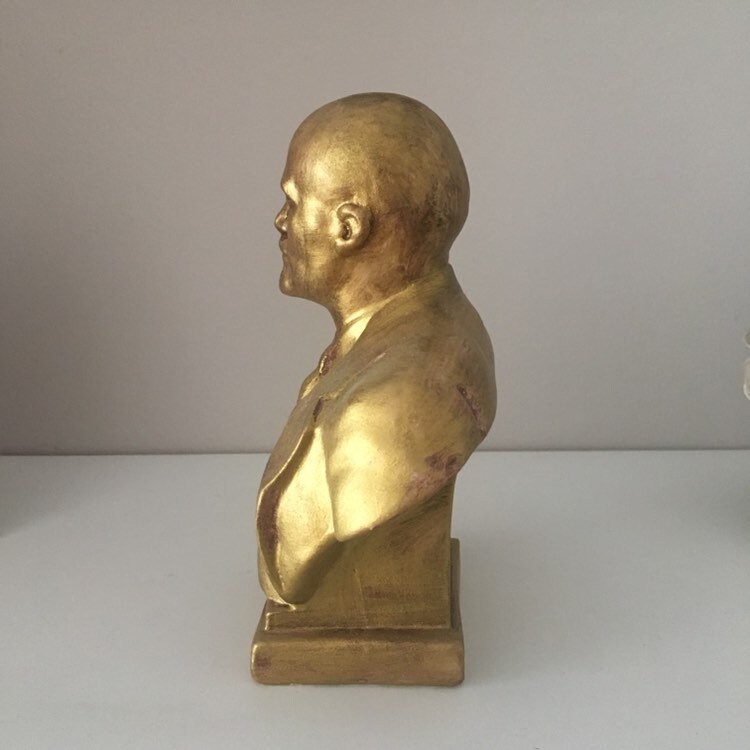 陶器製レーニン胸像、ソビエト連邦ロシア指導者ウラジミール・レーニン